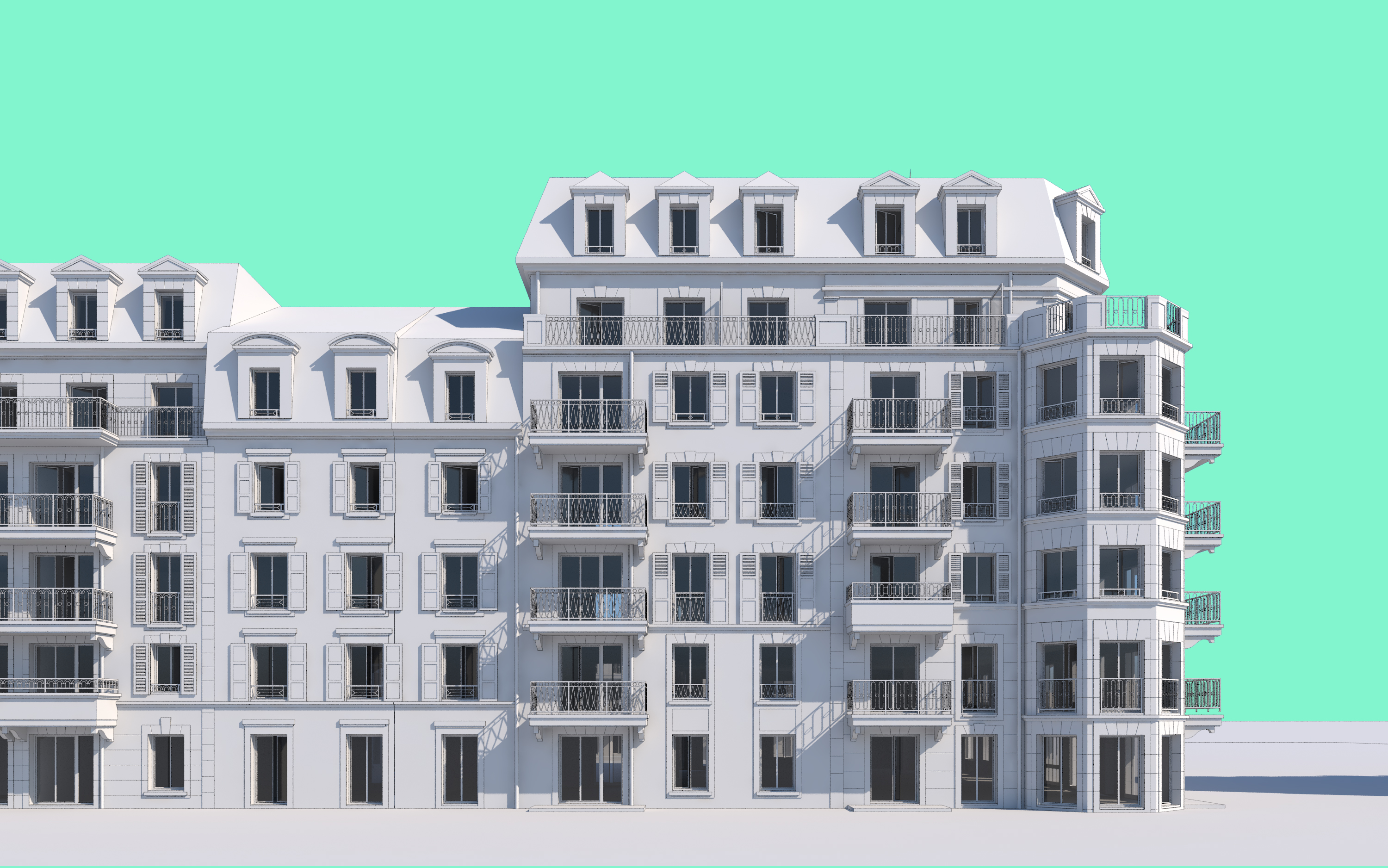 BOURCILLIERE - Modélisation architecturale — vue 1