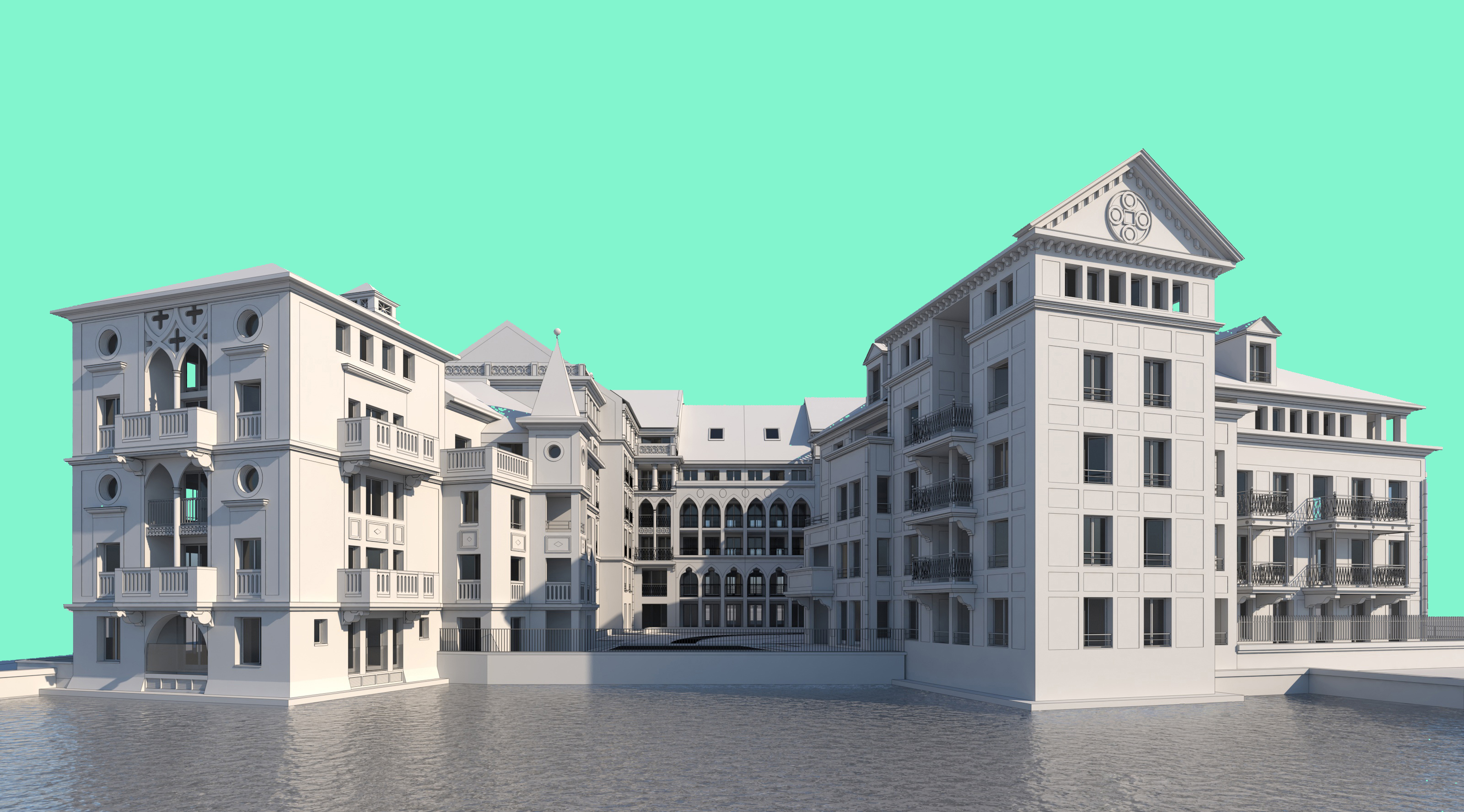 PASSERELLES - Modélisation architecturale — vue 1